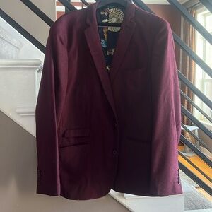 Paisley and Gray wool blazer